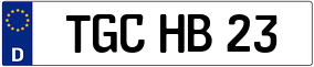 Truck License Plate